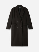 Teck Nara Womens Long Wool Overcoat Womens Trench Jacket 