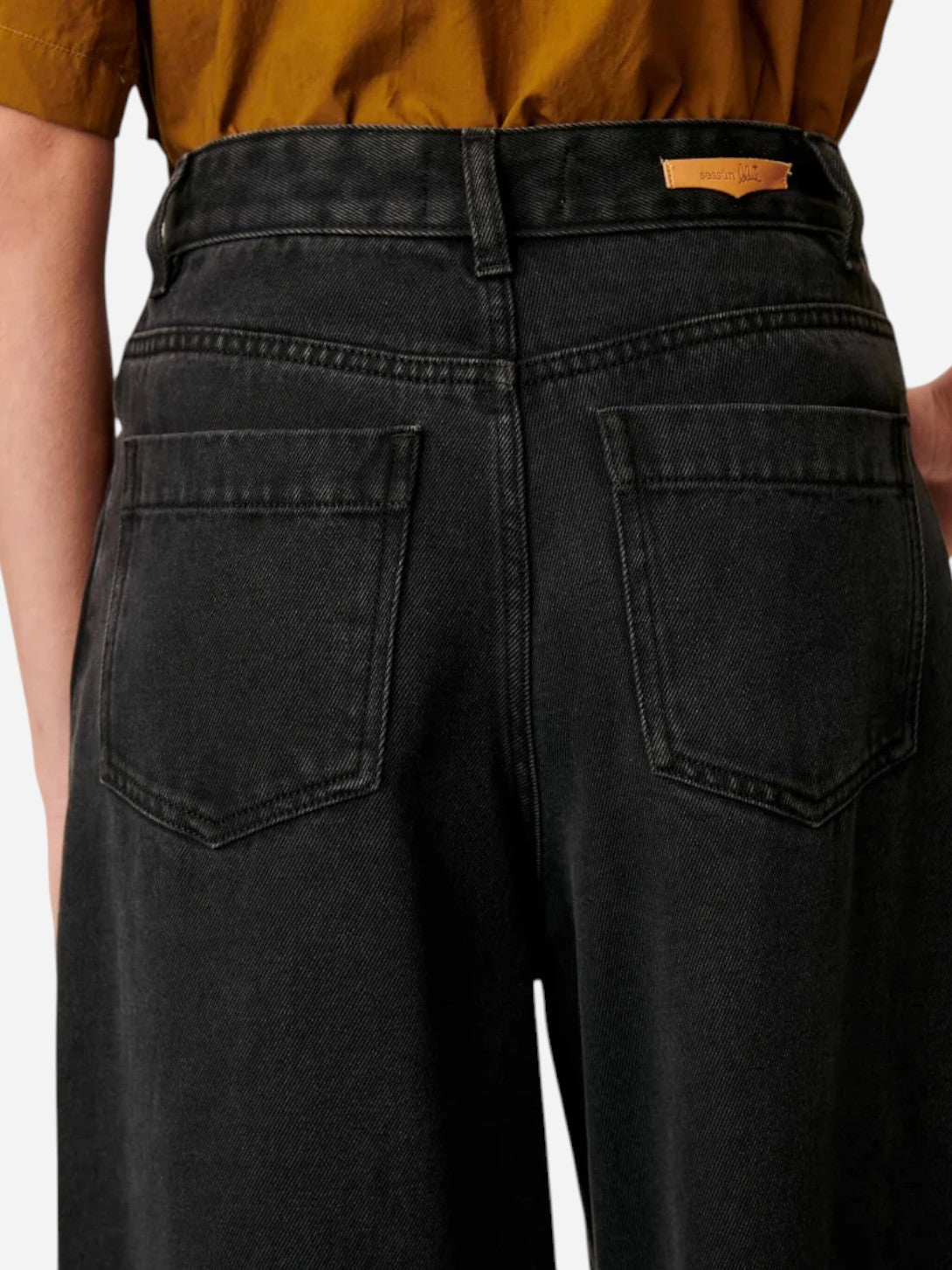 Black Dalt Womens Denim Jeans Sessun 