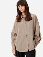 Ebonysand Fontania Womens Woven Button Up Shirt Sessun Clothing