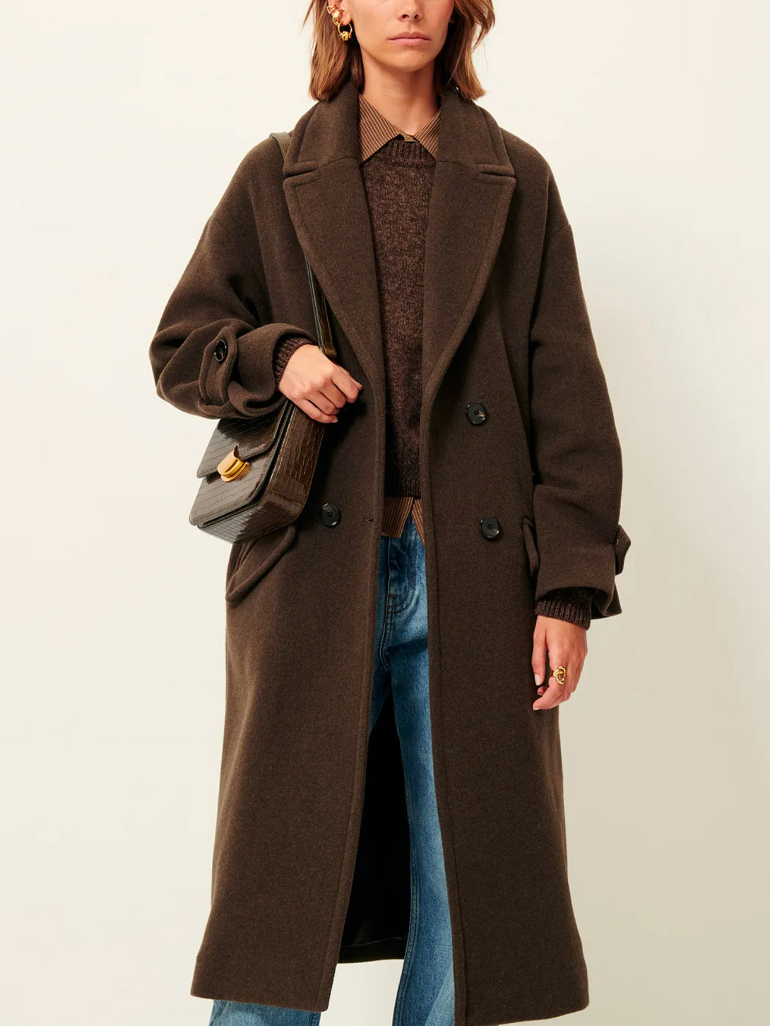 Lichen Mia Womens Wool Overcoat Sessun Womens Long Winter Coat 