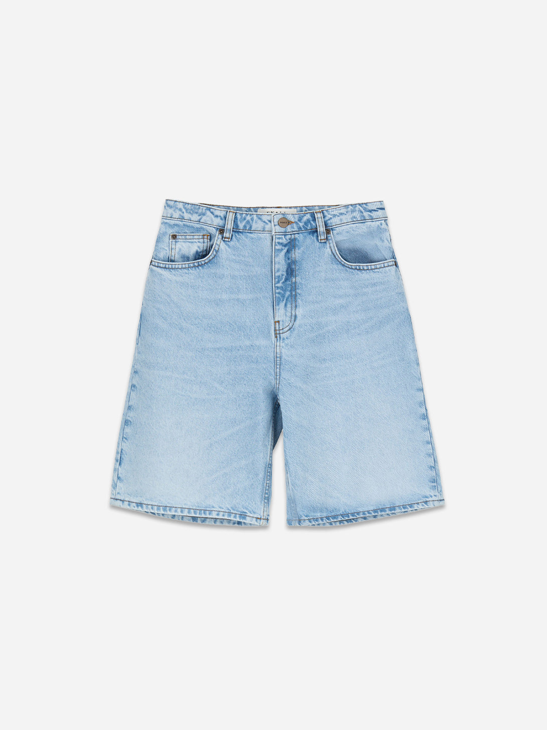 Worn Light Blue Wilson Shorts Skall Studio Womens Denim Shorts 