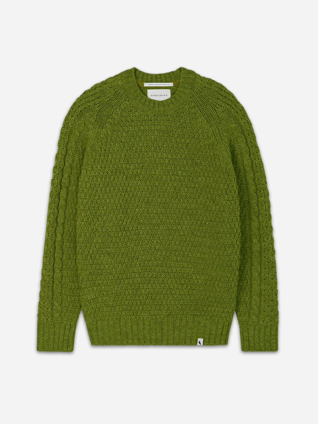 Campo Winston Crew Mens Crew Neck Wool Sweater Pullover Peregrine