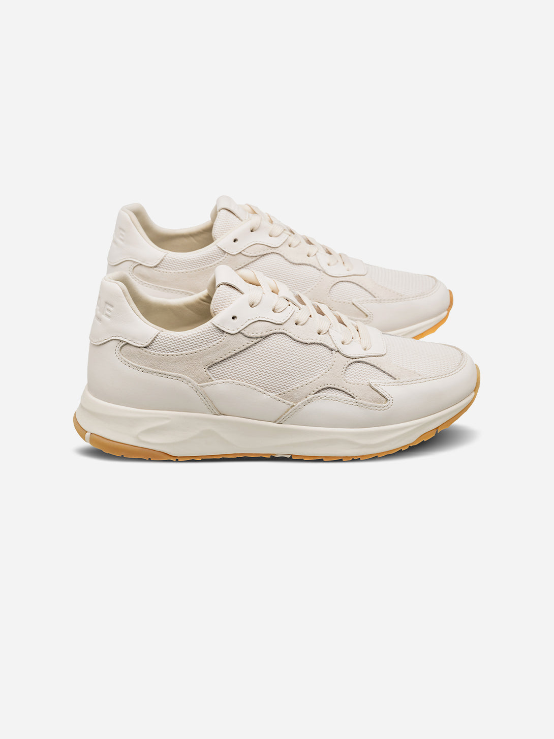 Off White Light Natural Gum Zuma Clae Sneakers Clae Los Angeles 