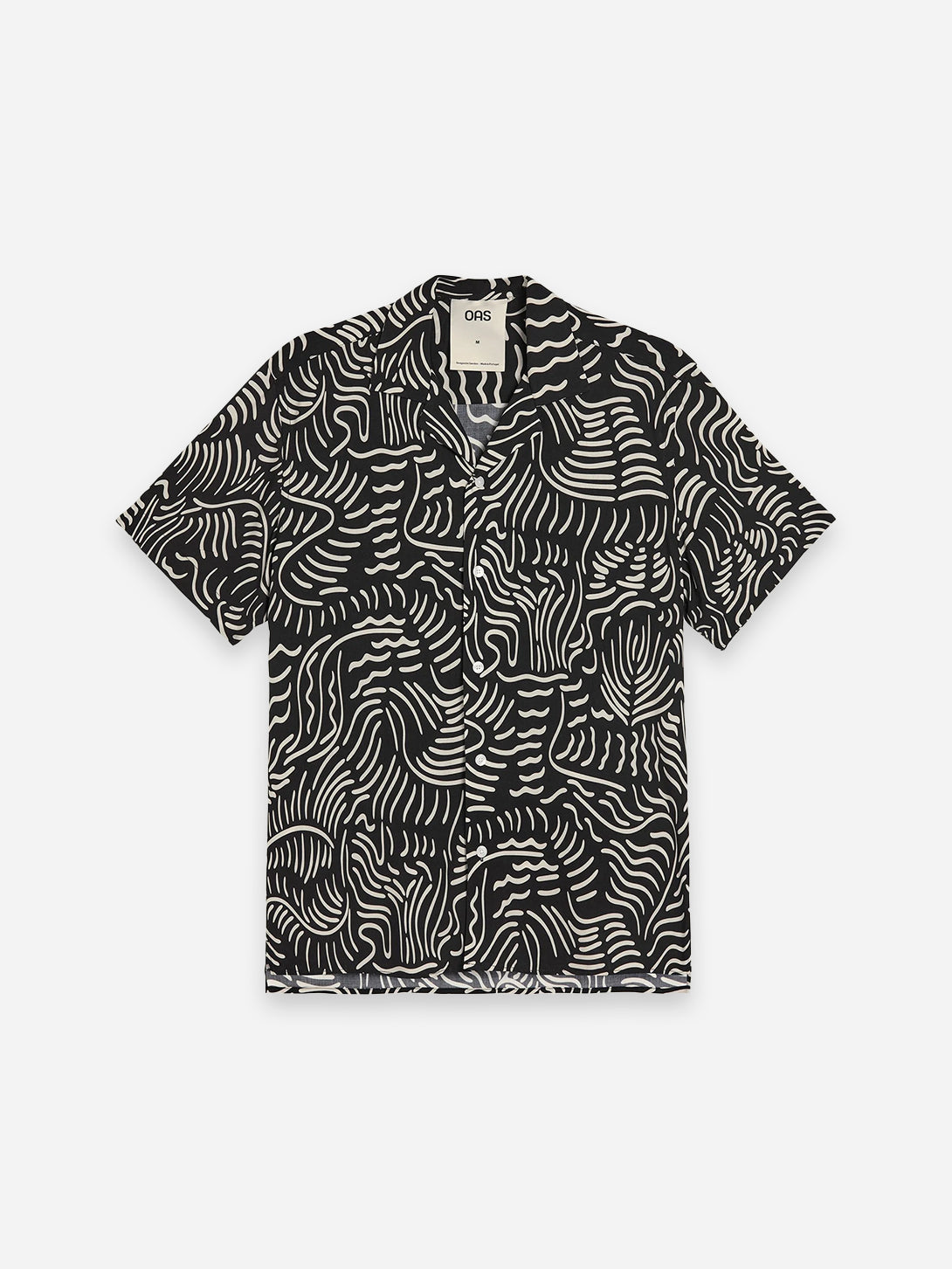 Tar Lorenzo Viscose Shirt Mens OAS Camp Collar Shirt Viscose Shirt 