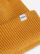 Poppy Yellow Merino Wool Knit Beanie