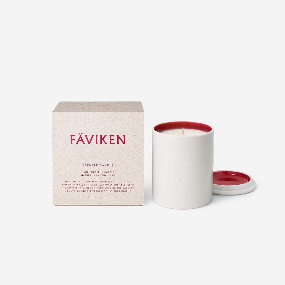 Faviken Scented Candle by Bjork and Berries