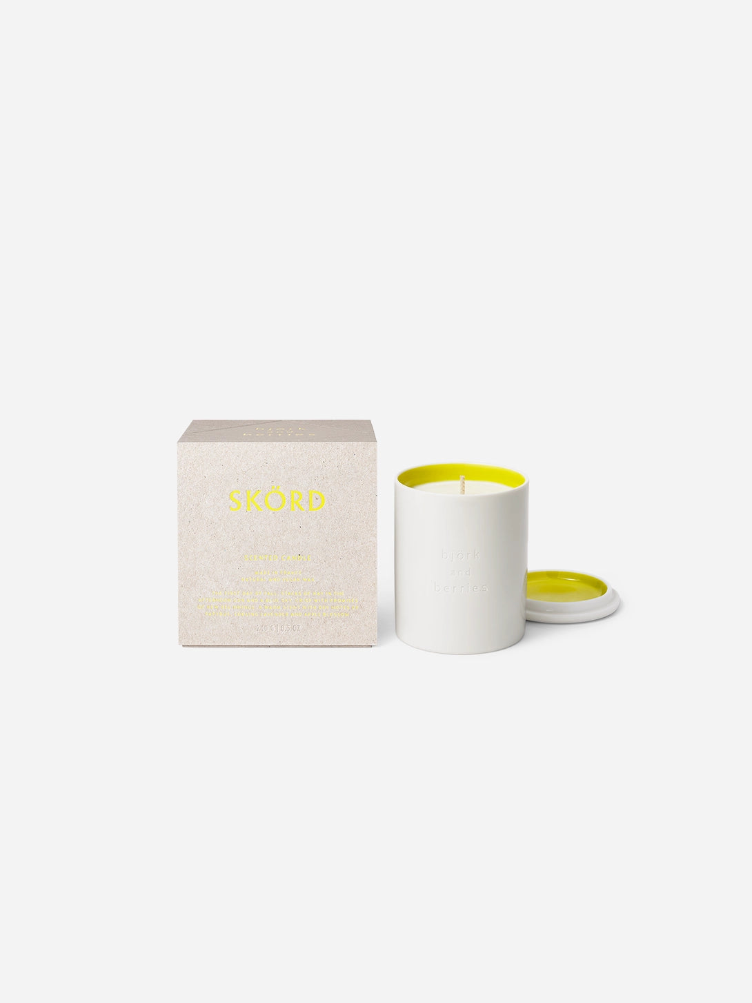 Skord Scented Candle by Bjork and Berries