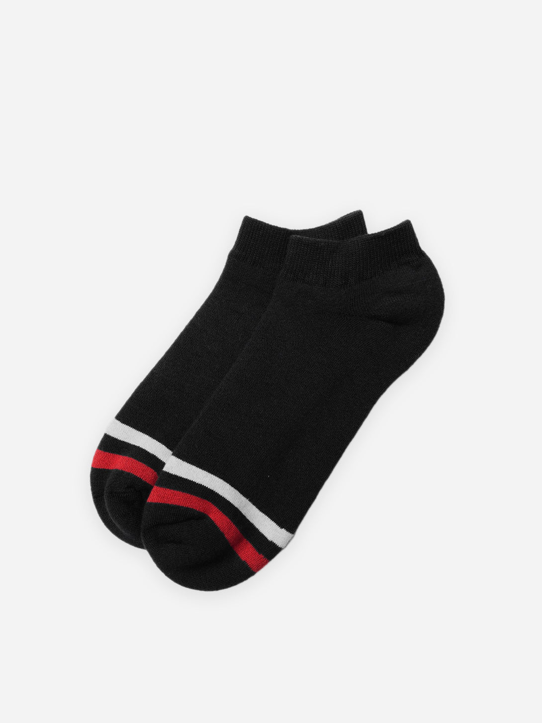 Black The Kennedy Stripe American Trench Ankle Socks 