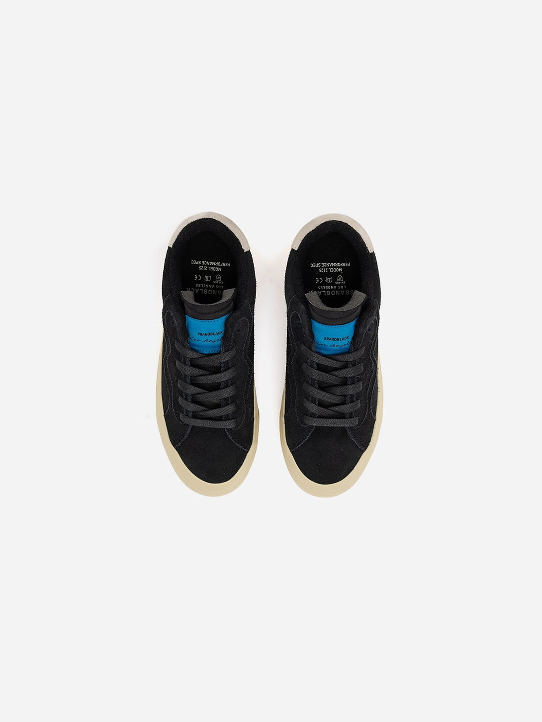 Black/Grey No Name Suede Brand Black Sneaker