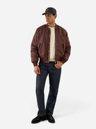 Espresso Bomber Jacket Mens Cropped Bomber Jacket Outerwear Percival Clothing