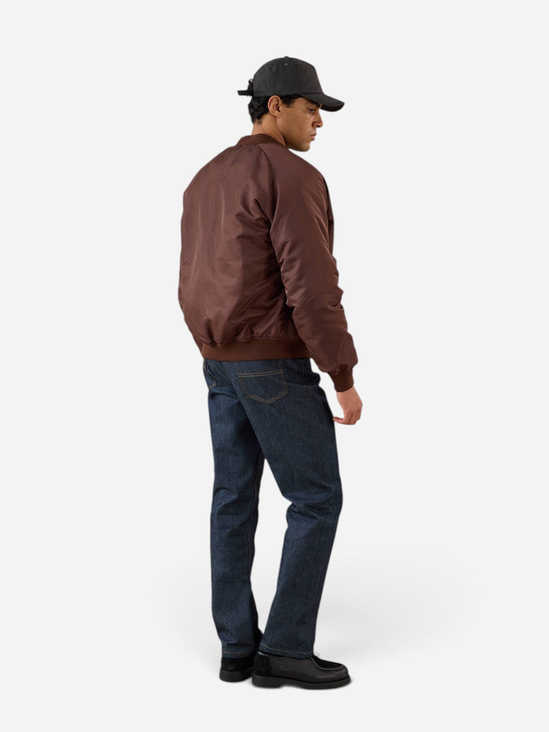 Espresso Bomber Jacket Mens Cropped Bomber Jacket Outerwear Percival Clothing