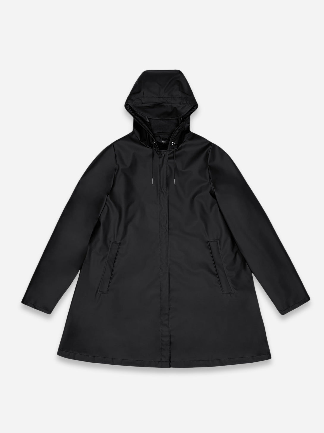 Black Suva Vision Softshell A Line W Jacket Womens Long Outerwear Weatherproof Jacket Rains