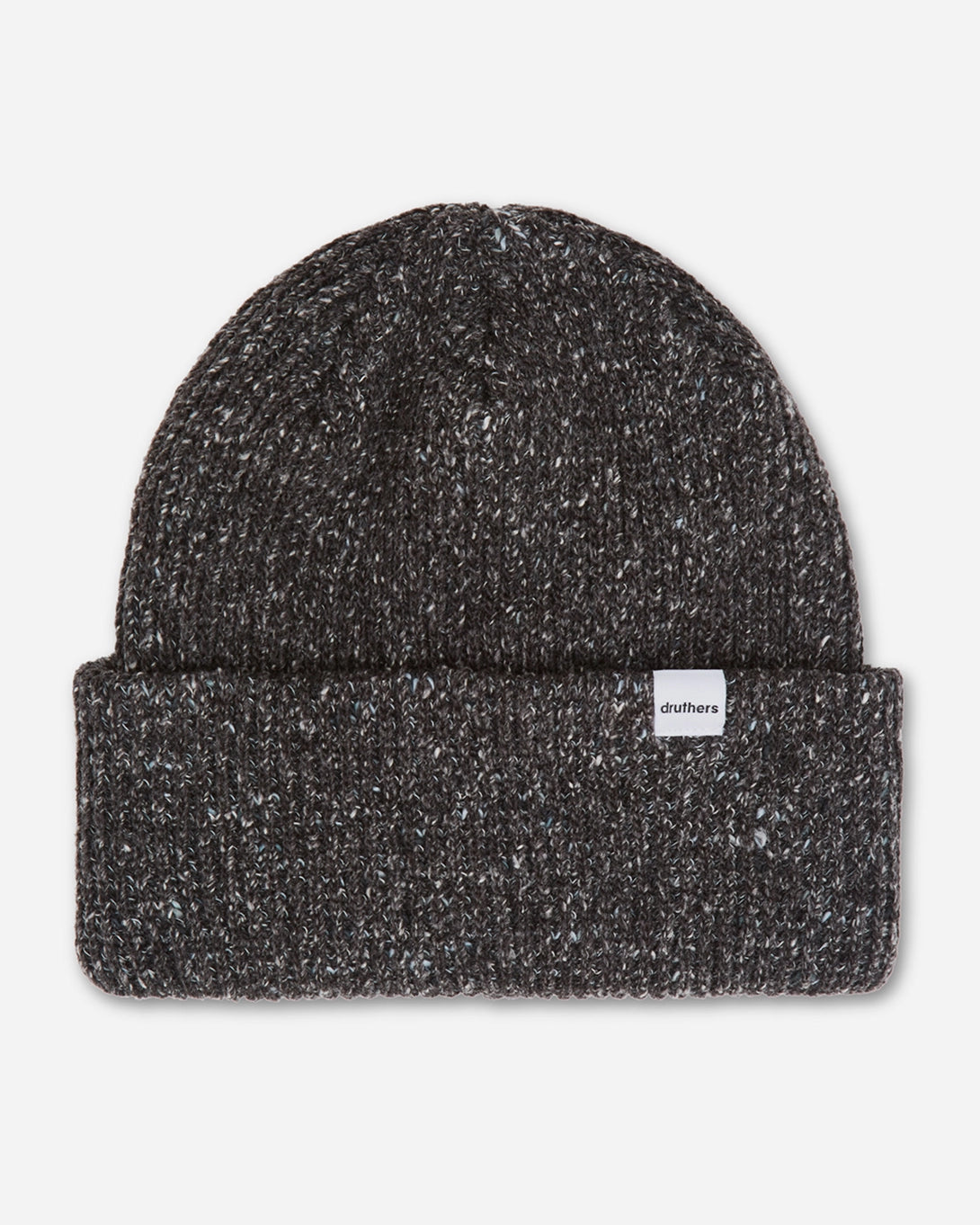 Charcoal Melange Recycled Cotton Melange Beanie Druthers O.N.S