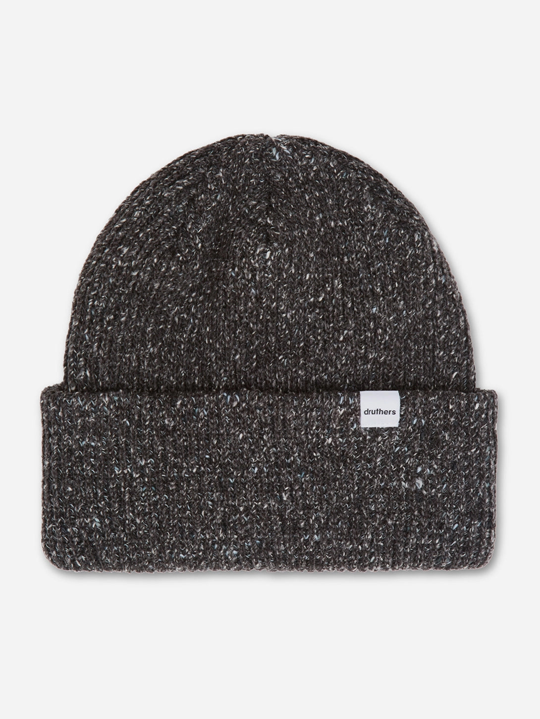 Charcoal Melange Recycled Cotton Melange Beanie Druthers O.N.S