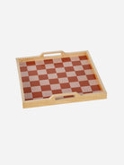 Lavender/Brown The Checkers Tray Set Wolfum Brand Checkers