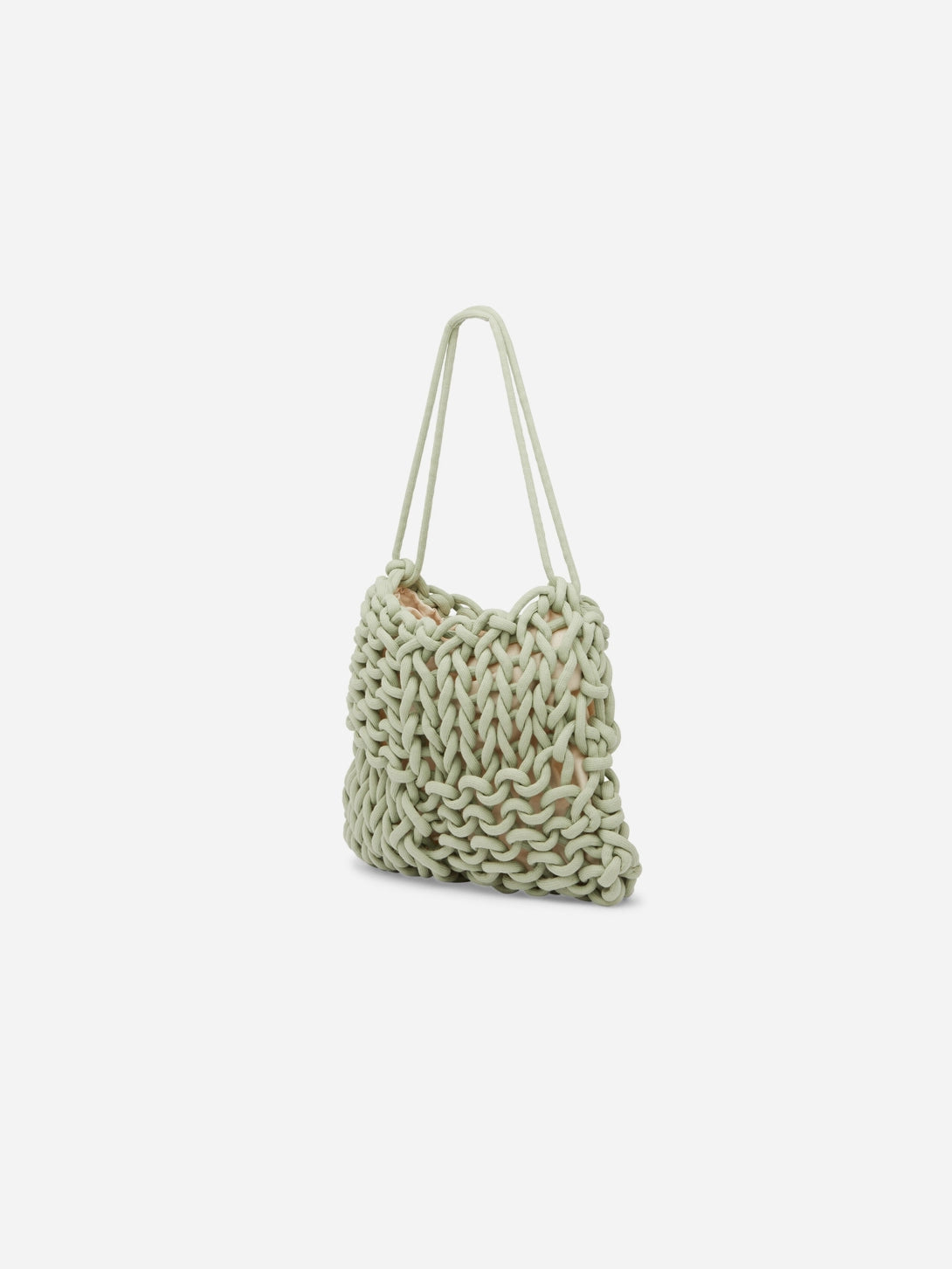 Mint Dora Bag Alienina Woven Sustainable Luxury Shoulder Bag