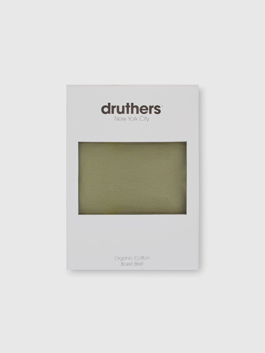 Dusty Olive boxer brief by druthers