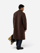 Brown Fleck Minnesota Overcoat Mens Heavy Overcoat Percival Clothing