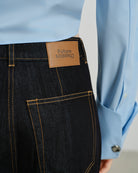 Dk Indigo Structured Barrel Jeans Womens Barrel Fit Denim Jeans Future Classics Clothing