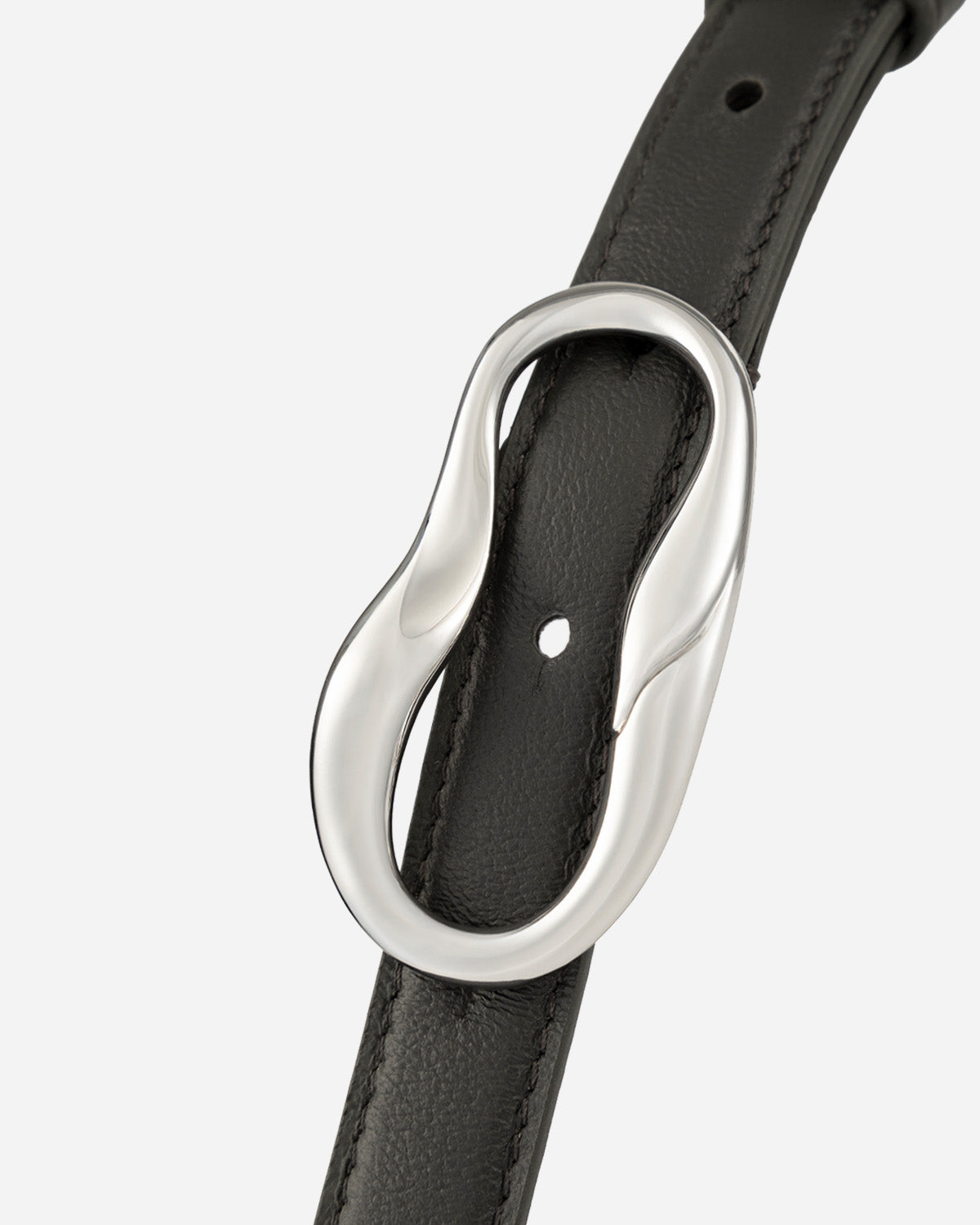 Moonless Night Buckle Goat Belt Womens Leather Belt Future Classics