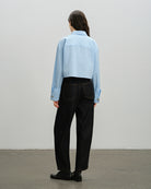 Dk Indigo Structured Barrel Jeans Womens Barrel Fit Denim Jeans Future Classics Clothing