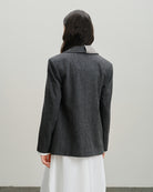 Moonless Night Detachable Patch Blazer Womens Casual Blazer Jacket Future Classics