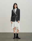 Moonless Night Detachable Patch Blazer Womens Casual Blazer Jacket Future Classics