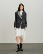 Moonless Night Detachable Patch Blazer Womens Casual Blazer Jacket Future Classics