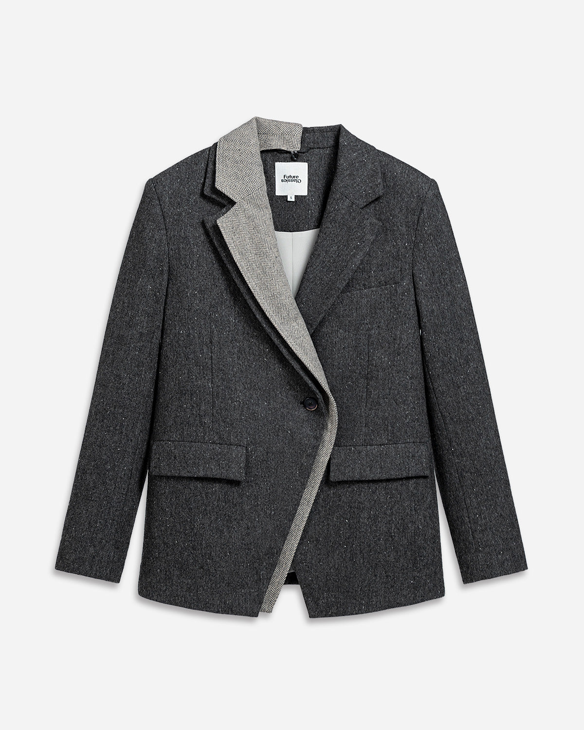 Moonless Night Detachable Patch Blazer Womens Casual Blazer Jacket Future Classics