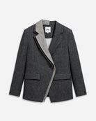 Moonless Night Detachable Patch Blazer Womens Casual Blazer Jacket Future Classics