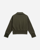Forest Night Diagonal Quarter Zip Womens Collared Zip Up Future Classics