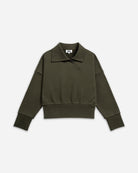 Forest Night Diagonal Quarter Zip Womens Collared Zip Up Future Classics