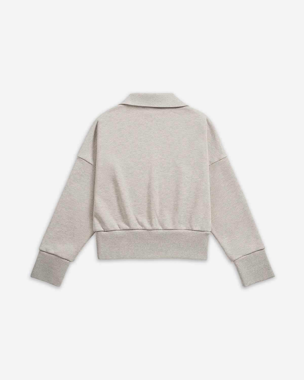 Oatmeal Heather Diagonal Quarter Zip Womens Collared Zip Up Future Classics
