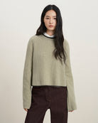 Lint Double Collar Sweater Womens Pullover Sweater Future Classics Clothing