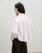 Orchid Tint Flared Shirt Womens Collared Woven Button Up Shirt Future Classics