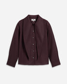Pinot Noir Scarf Collar Shirt Womens Woven Shirt Future Classics