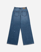 Mid Indigo Loose Fit Jeans Womens Relaxed Fit Wide Leg Jeans Future Classics