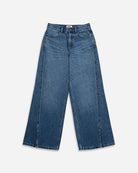 Mid Indigo Loose Fit Jeans Womens Relaxed Fit Wide Leg Jeans Future Classics