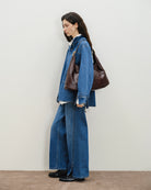 Chocolate Brown Maxi Skate Vintage Hobo Womens Leather Medium Shoulder Bag Future Classics
