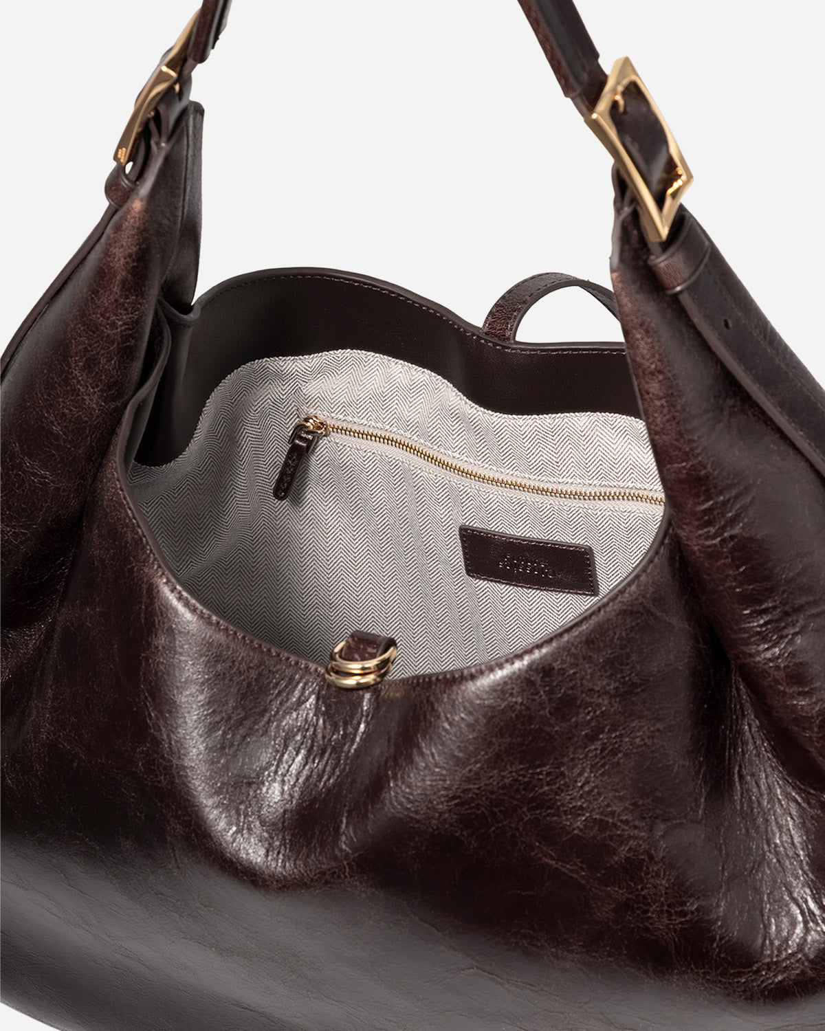 Chocolate Brown Maxi Skate Vintage Hobo Womens Leather Medium Shoulder Bag Future Classics
