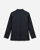 Navy Blazer Stripes Modern Blazer Womens Striped Blazer Jacket Future Classics
