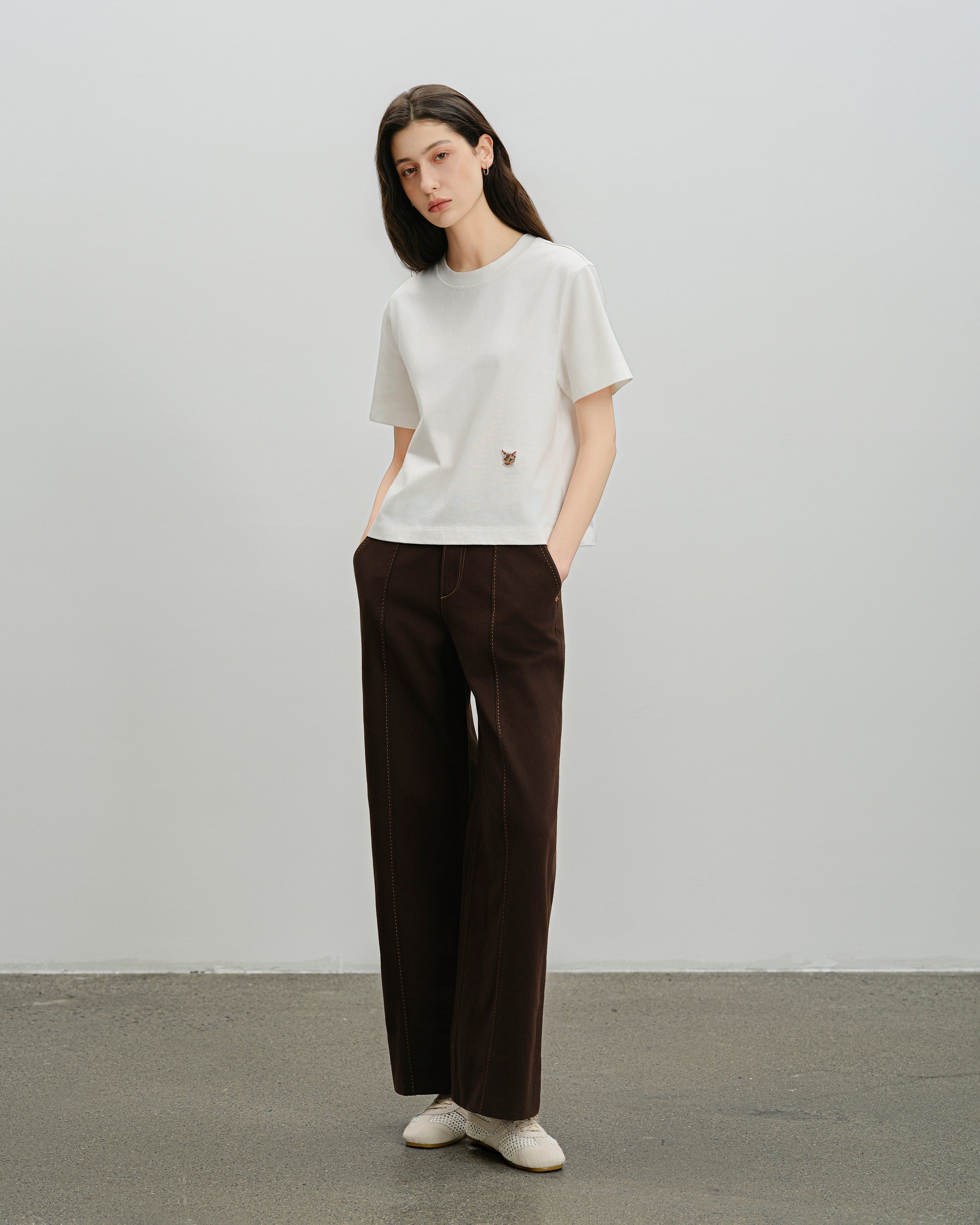 Coffee Bean Panel Jeans Coffee Bean Womens Wide Leg Brown Denim Jeans Future Classics Clothing