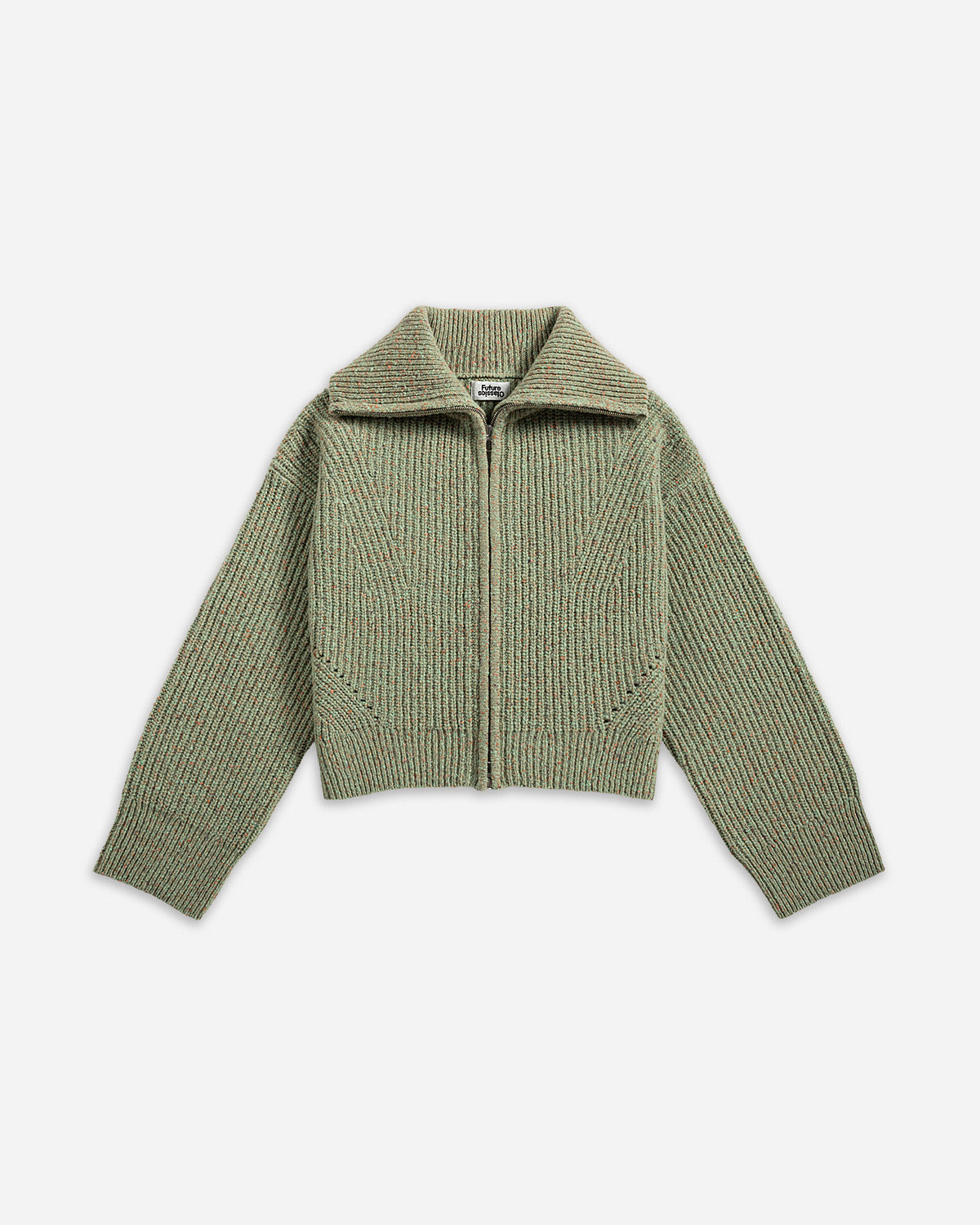 Lint Heather Resort Zip Sweater Womens Zip Sweater Future Classics 