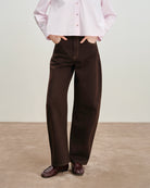 Coffee Bean Round Jeans Coffee Bean Womens Brown Denim Jeans Future Classics