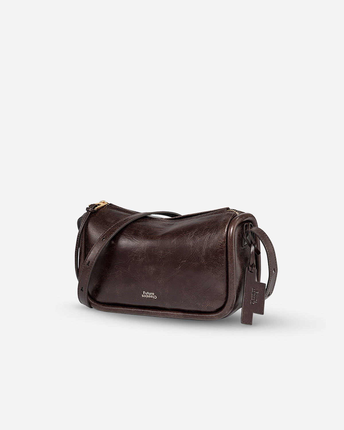 Chocolate Brown Small Loaf Vintage Crossbody Womens Small Leather Bag Future Classics