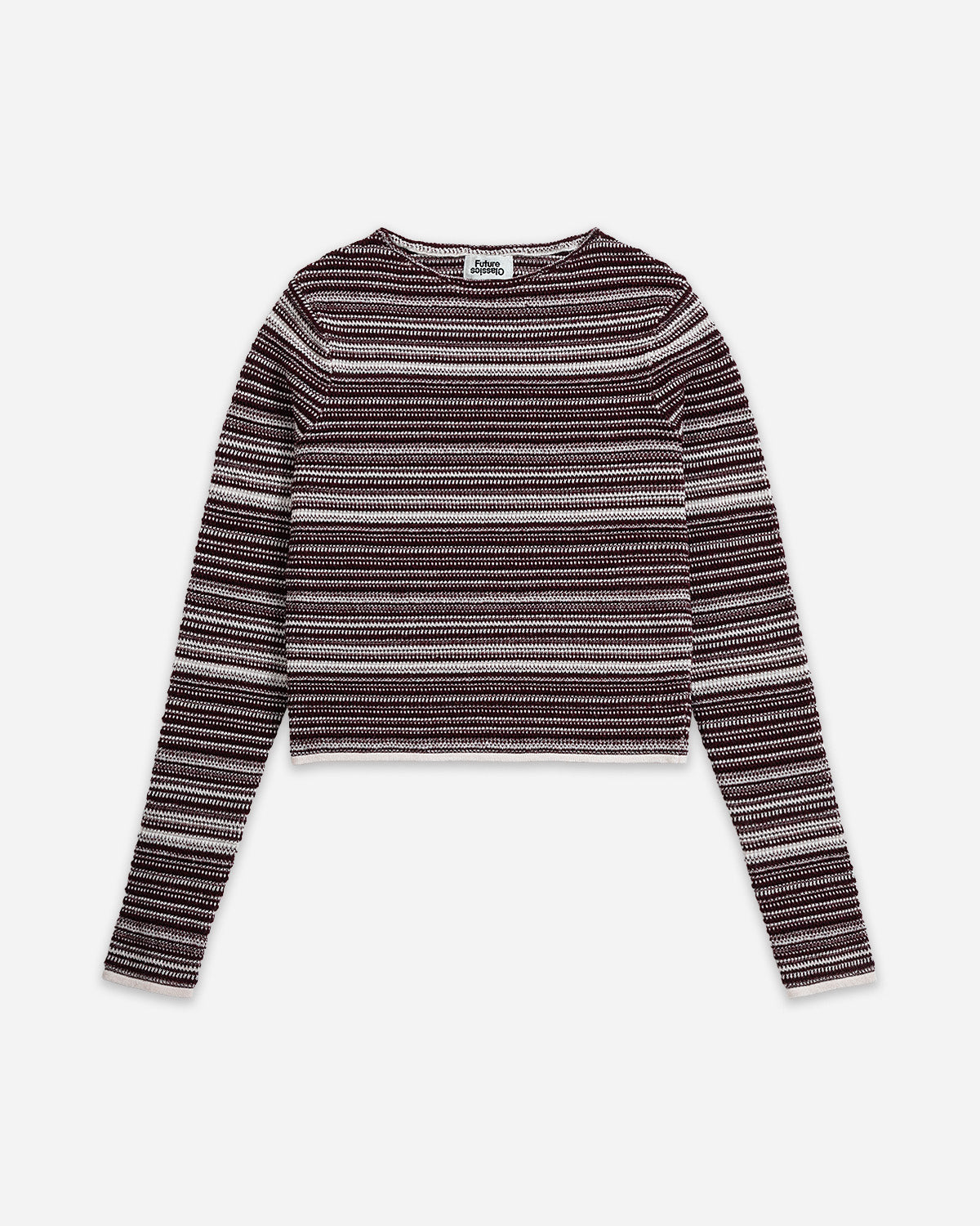 Pinot Noir Stripes Striped Crewneck Pullover Womens Pullover Striped Sweater Future Classics