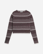 Pinot Noir Stripes Striped Crewneck Pullover Womens Pullover Striped Sweater Future Classics