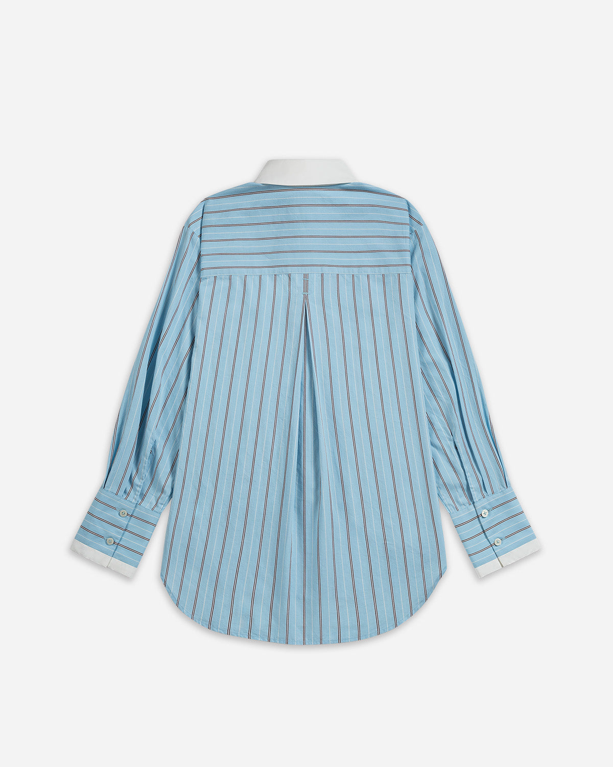 Iris Purple Stripes Striped Oversized Shirt Womens Striped Woven Shirt Future Classics