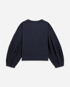 Titanium Textured Split Cardigan Deep Jazz Blue Womens Open Cardigan Future Classics