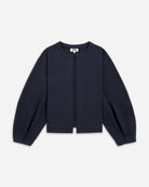 Titanium Textured Split Cardigan Deep Jazz Blue Womens Open Cardigan Future Classics